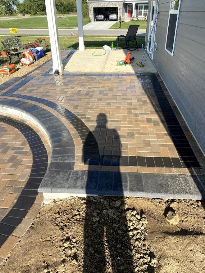 Paver patio
